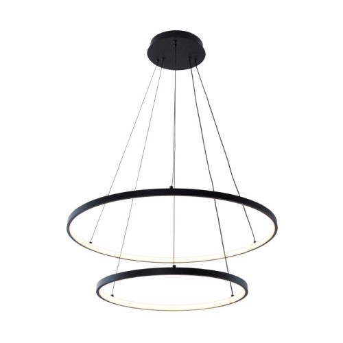 Люстра LED BRENO 18140BK-2 Zuma Line чорний