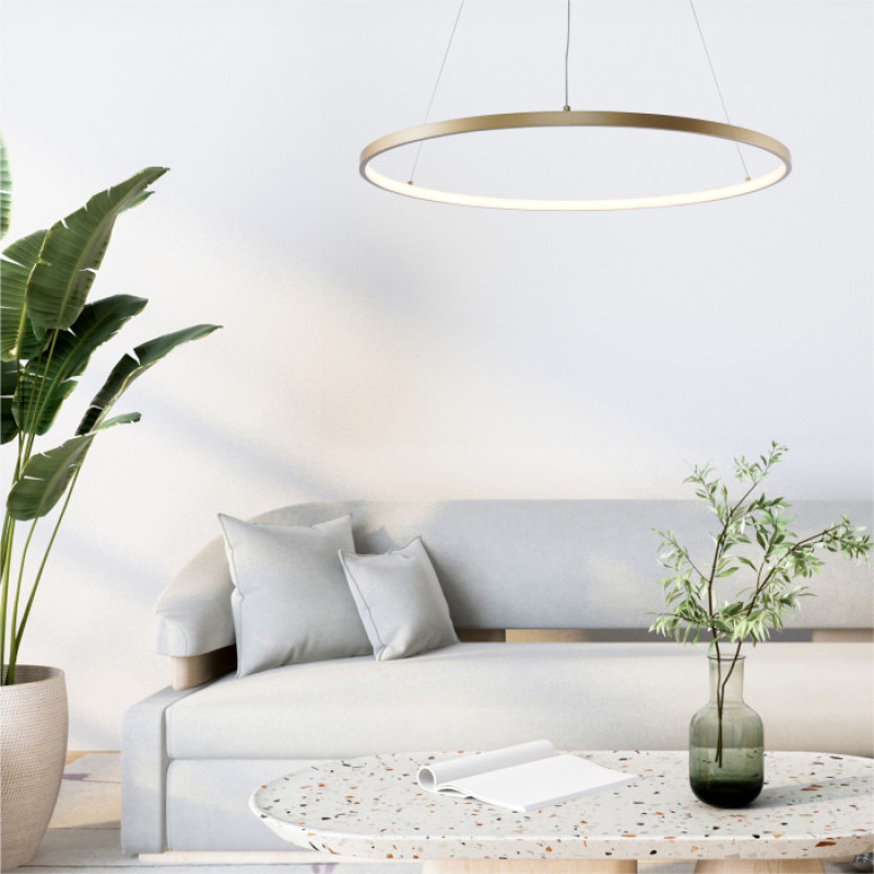 Люстра LED BRENO 2023201-GD60 Zuma Line золотий