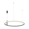 Люстра LED CLAUD 22808-WOOD Zuma Line чорний, золотий