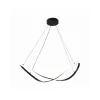 Люстра Zuma Line 19600P-BK Erda Led 1x45W 3000K-6000K 2100Lm IP20