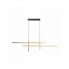 Люстра Zuma Line 22008P-BK/GD Edge Led 1x42W 3000K-6000K 1600Lm IP20
