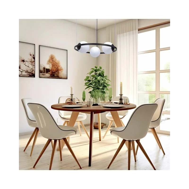Люстра Zuma Line 5004 Orbit E27 3x40W IP20 Чорна