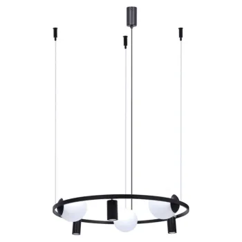 Люстра Zuma Line 5006 Orbit E27+GU10 6x40W IP20 Чорна