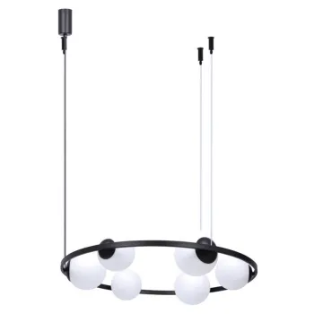 Люстра Zuma Line 5007 Orbit E27+E14 6x40W IP20 Чорна