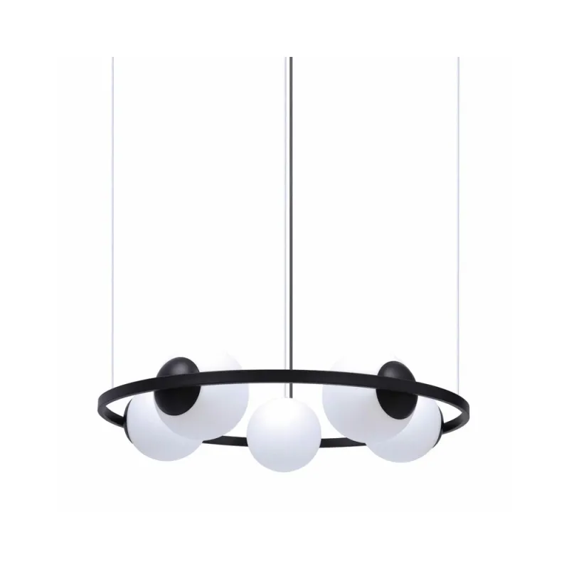 Люстра Zuma Line 5011 Orbit E27 5x40W IP20 Чорна