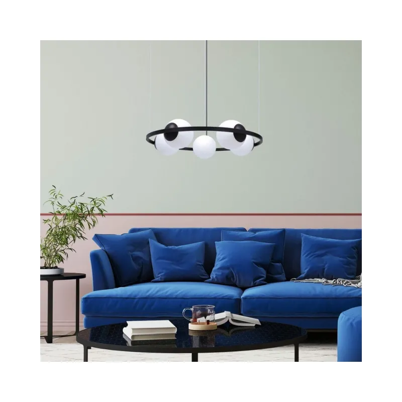 Люстра Zuma Line 5011 Orbit E27 5x40W IP20 Чорна