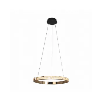 Підвісний світильник, люстра Zuma Line MD4996-1-3GBD Muriel Led 1x60W 3000K 7100Lm IP20 Золотий