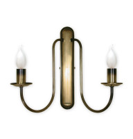 Бра Lemir Lighting 191/K2 Kandelabr patyna E14 2x60W IP20