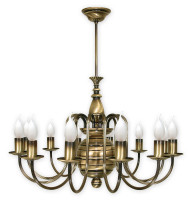 Люстра Lemir Lighting 196/W12 Kandelabr patyna E14 12x60W IP20