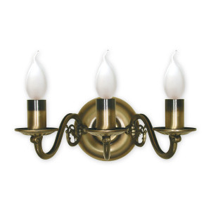 Бра Lemir Lighting 382/K3 Cereus patyna E14 3x60W IP20