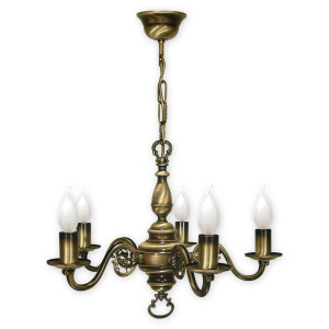 Люстра Lemir Lighting 385/W5 Cereus patyna E14 5x60W IP20