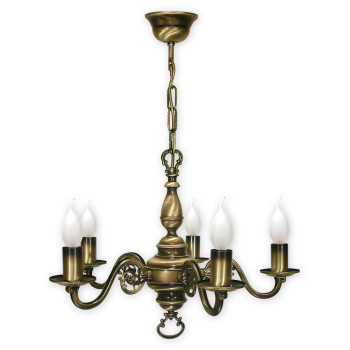Люстра Lemir Lighting 385/W5 Cereus patyna E14 5x60W IP20
