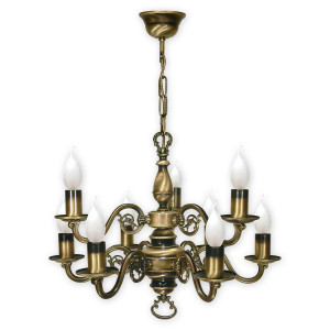 Люстра Lemir Lighting 387/W9 Cereus patyna E14 9x60W IP20