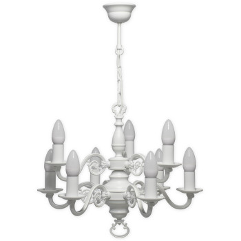 Люстра Lemir Lighting 387 W9 BIA Cereus biały matowy E14 9x60W IP20