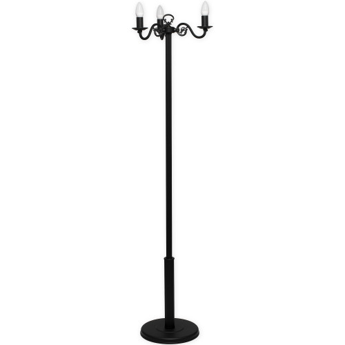Торшер Lemir Lighting 389 L3 CZA Cereus czarny matowy E14 3x60W IP20