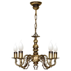 Люстра Lemir Lighting O1315/W5 Antares patyna E14 5x60W IP20