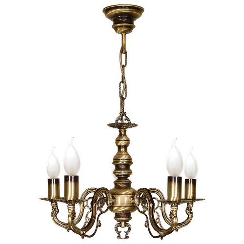 Люстра Lemir Lighting O1315/W5 Antares patyna E14 5x60W IP20