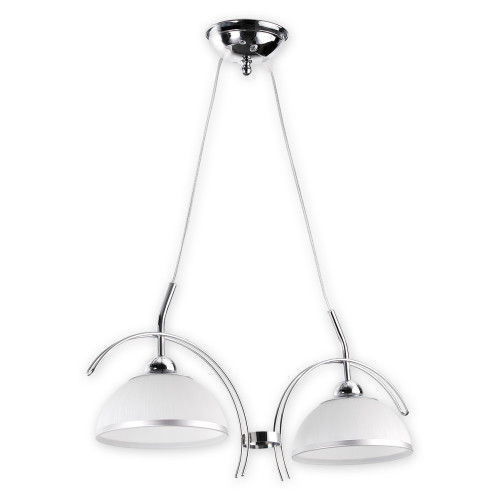 Люстра підвісна Lemir Lighting O1482 CH Flex chrom E27 2x60W IP20