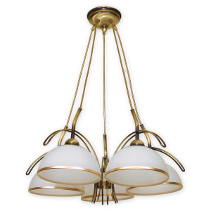 Люстра Lemir Lighting O1485 PAT Flex patyna E27 5x60W IP20