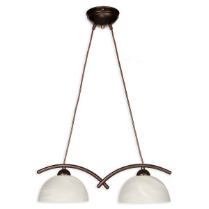 Люстра підвісна Lemir Lighting O1742 RW Loko rdza wenge E27 2x60W IP20