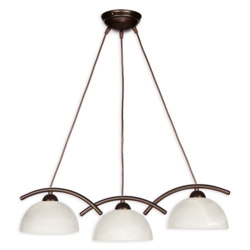 Люстра підвісна Lemir Lighting O1743 RW Loko rdza wenge E27 3x60W IP20
