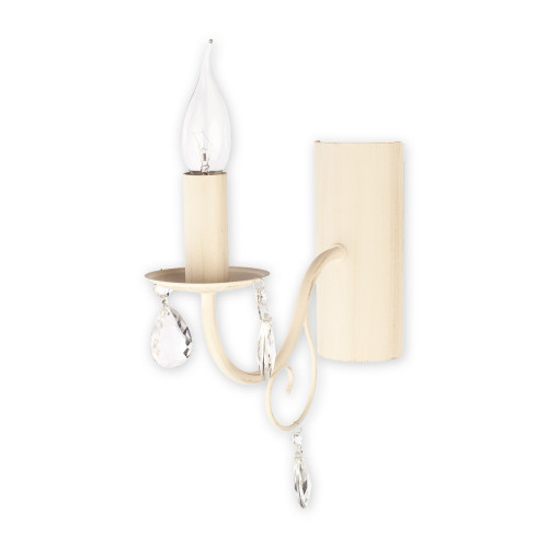Бра Lemir Lighting O1950 AB Velio antyczna biel E14 1x60W IP20