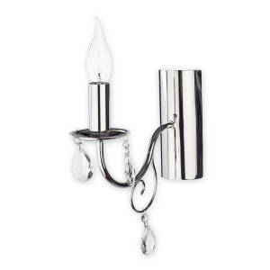 Бра Lemir Lighting O1950 CH Velio chrom E14 1x60W IP20