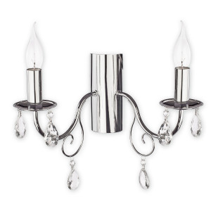 Бра Lemir Lighting O1951 CH Velio chrom E14 2x60W IP20
