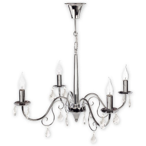 Люстра Lemir Lighting O1954 CH Velio chrom E14 4x60W IP20