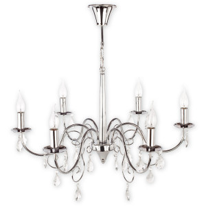 Люстра Lemir Lighting O1956 CH Velio chrom E14 6x60W IP20