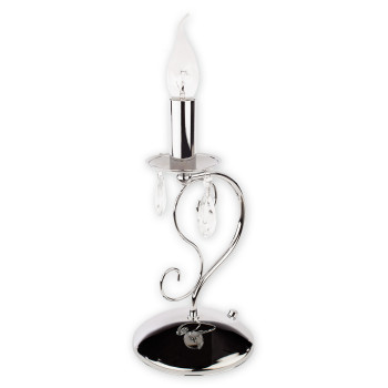 Настільна лампа Lemir Lighting O1958 CH Velio chrom E14 1x60W IP20