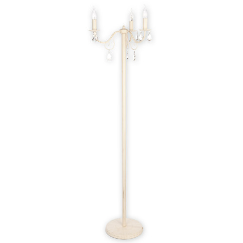 Торшер Lemir Lighting O1959 AB Velio antyczna biel E14 3x60W IP20
