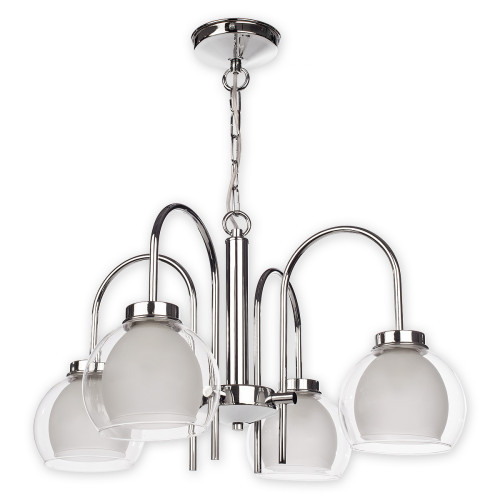 Люстра Lemir Lighting O2044 W4 CH Dexy chrom E27 4x60W IP20