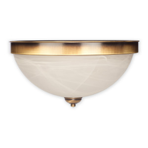 Світильник стельовий Lemir Lighting O2081 P2 PAT Sato patyna E27 2x60W IP20