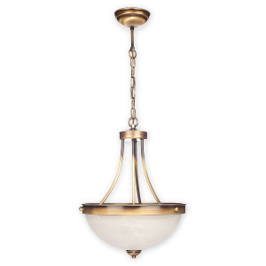 Підвісна люстра Lemir Lighting O2082 W2 PAT Sato patyna E27 2x60W IP20