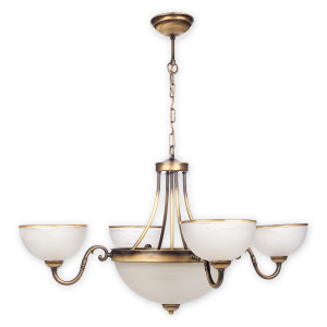 Люстра Lemir Lighting O2084 W6 PAT Sato patyna E27 6x60W IP20