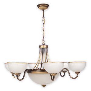 Люстра Lemir Lighting O2086 W8 PAT Sato patyna E27 8x60W IP20