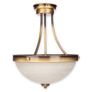 Підвісна люстра Lemir Lighting O2092 W2 PAT Sato Plus patyna E27 2x60W IP20