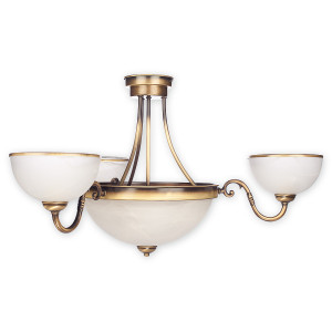 Люстра Lemir Lighting O2093 W5 PAT Sato Plus patyna E27 5x60W IP20