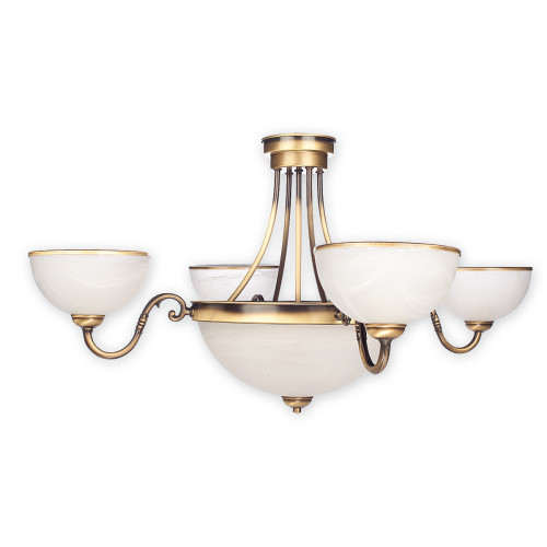 Люстра Lemir Lighting O2094 W6 PAT Sato Plus patyna E27 6x60W IP20
