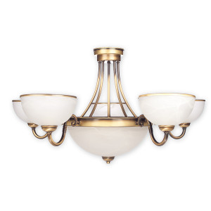 Люстра Lemir Lighting O2095 W7 PAT Sato Plus patyna E27 7x60W IP20