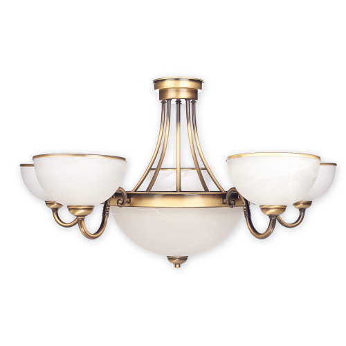 Люстра Lemir Lighting O2095 W7 PAT Sato Plus patyna E27 7x60W IP20