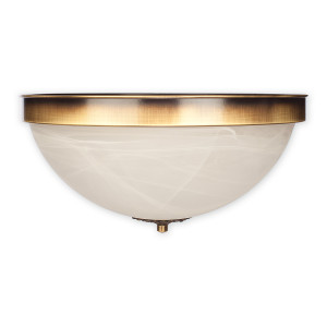 Світильник стельовий Lemir Lighting O2121 P2 PAT Arkadia patyna E27 2x60W IP20