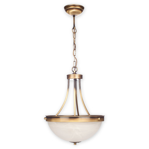 Підвісна люстра Lemir Lighting O2122 W2 PAT Arkadia patyna E27 2x60W IP20