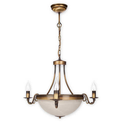 Люстра Lemir Lighting O2123 W5 PAT Arkadia patyna E14 + E27 5x60W IP20