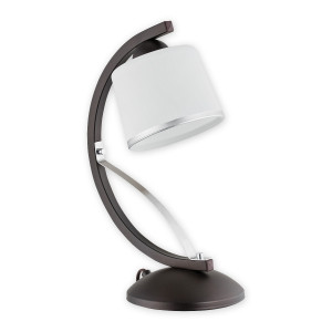Настільна лампа Lemir Lighting O2288 L1 RW Astred rdza wenge + chrom E27 1x60W IP20