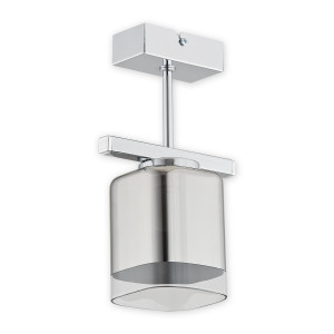 Світильник стельовий Lemir Lighting O2311 P1 CH Savia chrom E27 1x60W IP20