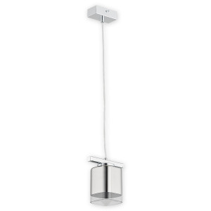 Підвісна люстра Lemir Lighting O2311 W1 CH Savia chrom E27 1x60W IP20