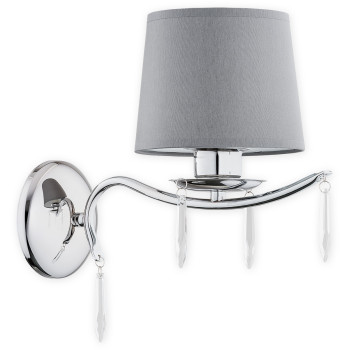 Бра Lemir Lighting O2480 K1 CH Agila chrom E27 1x60W IP20
