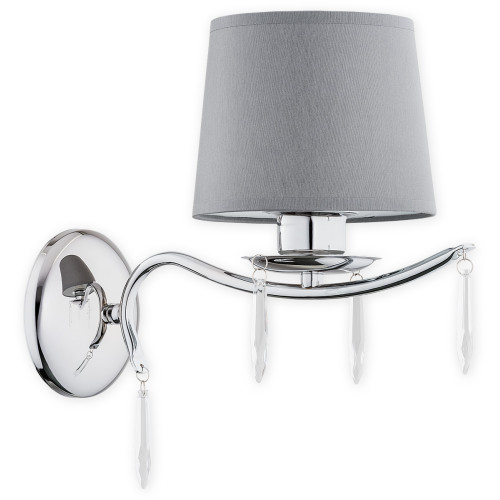 Бра Lemir Lighting O2480 K1 CH Agila chrom E27 1x60W IP20